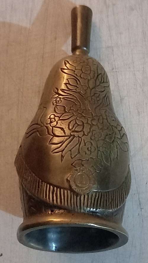 Vintage Heavy Bronze Brass Matrayoshka Bell