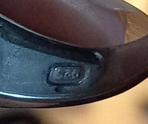 Sterling Silver 925 Men's Cubic Zirconia Ring