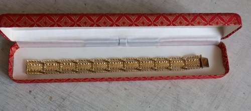 Vintage Stunning K & L 14ct Rolled Gold Bracelet