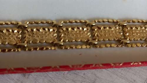 Vintage Stunning K & L 14ct Rolled Gold Bracelet