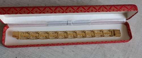 Vintage Stunning K & L 14ct Rolled Gold Bracelet