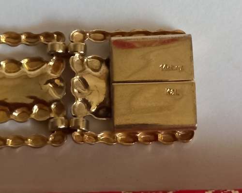 Vintage Stunning K & L 14ct Rolled Gold Bracelet