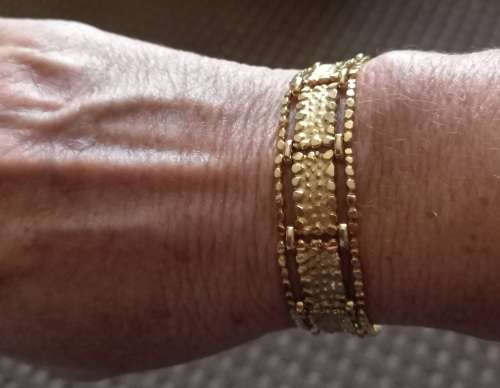 Vintage Stunning K & L 14ct Rolled Gold Bracelet