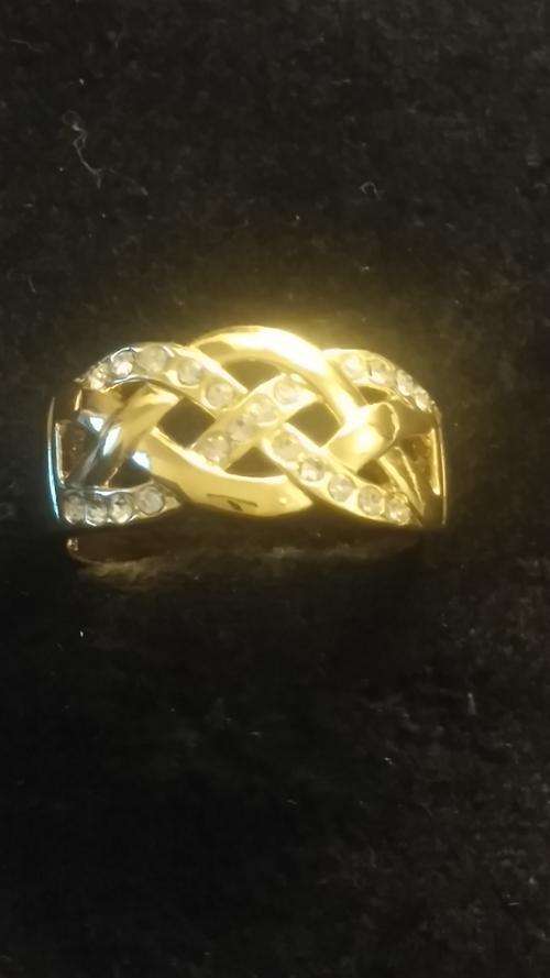 Touch of Gold Plated Costume Ring