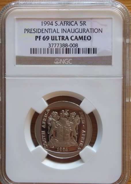 1994 Inauguration R5 NGC Graded PF69 Ultra Cameo