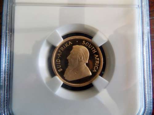1/4 oz Proof Gold Krugerrand NGC Graded PF 69 Ultra Cameo - 1995