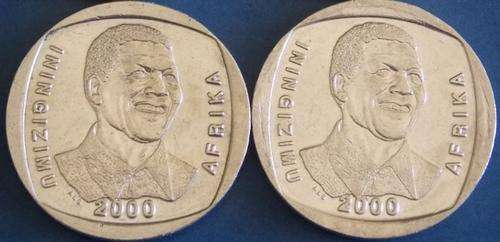 2 x 2000 R5 Mandela *Smileys* in Capsules - Super Condition - Beautifully Preserved