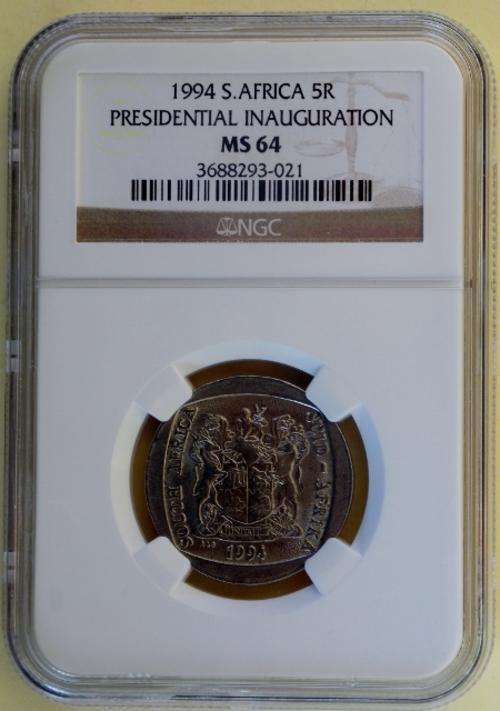 1994 NGC Graded MS64 - Presidential INAUGURATION R5  *** HIGH GRADE *** LOW Population ***