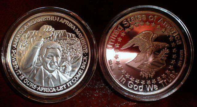 Nelson Mandela... 999 Silver Commemorative Proof Clad  @ Crazy R1 Start