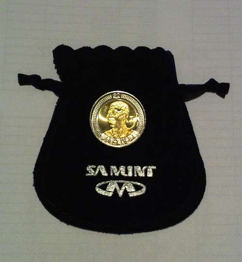 Uncirculated Mandela Birthday R5 in SA Mint Bag. What a beauty @ crazy R1 Start!!!