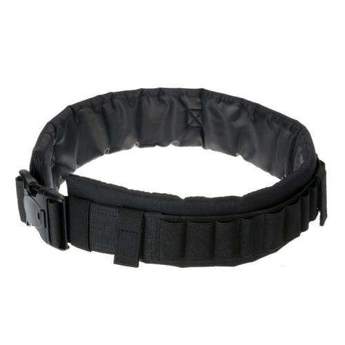 Nylon Tactical 27 Shotgun Hunting Military Army 12 Gauge Stock Ammo Holder Belt - Black