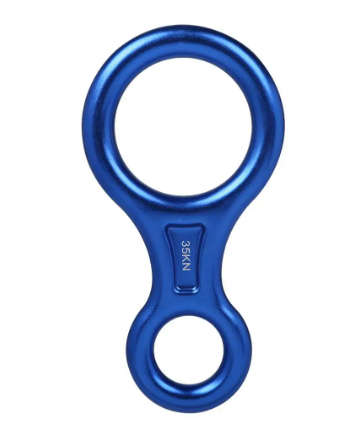 8-Ring Rock Climbing Rope 35KN - BLUE