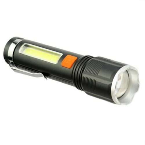 FA-BX-P12 Rechargeable Zoom Flashlight with COB+P50