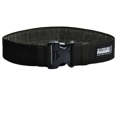 Tactical Nylon Adjustable Belt Military Buckle Gun Belt Quick Release Army Belts - BLACK