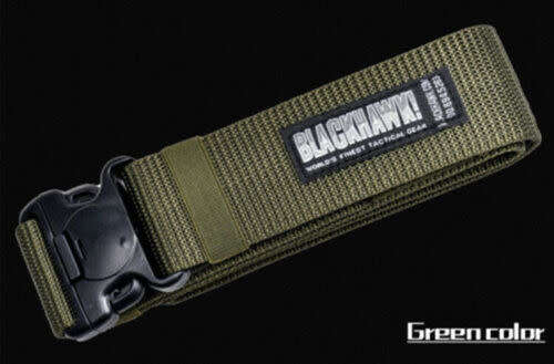 Tactical Nylon Adjustable Belt Military Buckle Gun Belt Quick Release Army Belts -GREEN