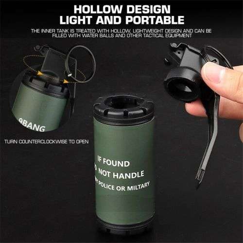 New Tactical Smoke Bomb Model Simulation smoke grenade for movie props Airsoft Paintball