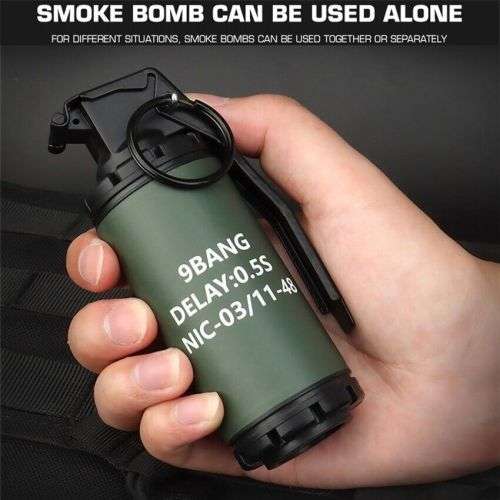 New Tactical Smoke Bomb Model Simulation smoke grenade for movie props Airsoft Paintball