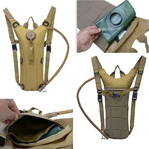 3L Tactical Hydration Backpack Military Water Bag Pouch Outdoor Running Cycling Camping Rucksack