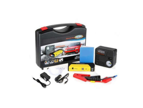 Car Jump Start + Power Bank + Flash Light +  Compressor Air Pump Kit