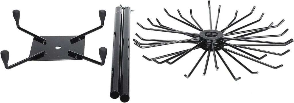 3-Tier Metal Rotating Display Stand (WHITE STAND)