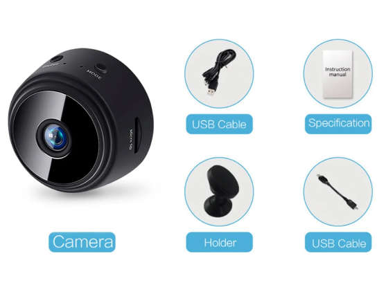 Andowl Q-HQ36 Mini WiFi Indoor IP HD Web Monitor Camera 2K