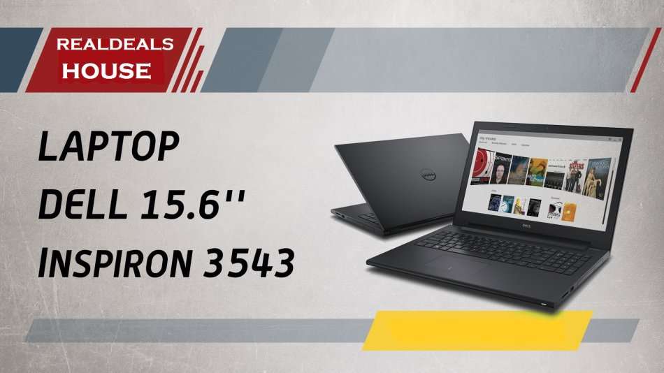 DELL INSPIRON 3543, INTEL CORE I5-5200U @2.20GHz , 8GB RAM , 1TB HDD , 2GB NVIDIA GEFORCE 840M