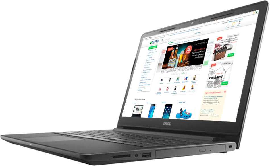 DELL INSPIRON 3567, INTEL CORE I5-7200U @2.50GHz , 8GB RAM , 1TB HDD , INTEL HD 620