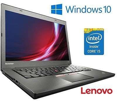 LENOVO THINKPAD T450, CORE I5-5200U @2.20GHz,8GB RAM,500GB HDD ,INTEL HD GRAPHICS 5500