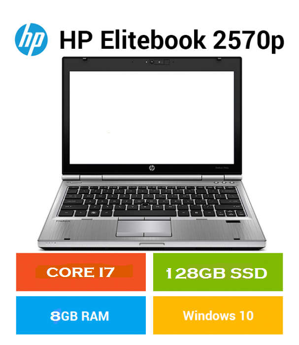 HP EliteBook 2570p - 12.5" - Core i7-3520M - 8 GB RAM - 128GB SSD EXCELLENT CONDITION