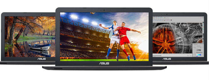 ASUS F541U 7TH GEN INTEL CORE I3-7100U @2.4GHz,4GB RAM,500GB HDD,