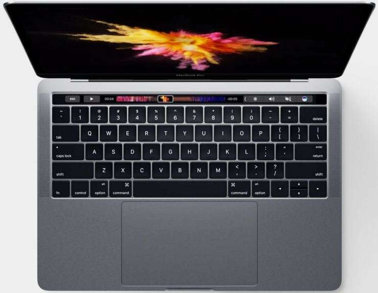 MACBOOK PRO 13" TOUCH BAR RETINA 2016 , CORE I5 , 8GB RAM , 256GB SSD,INTEL IRIS GRAPHICS 550