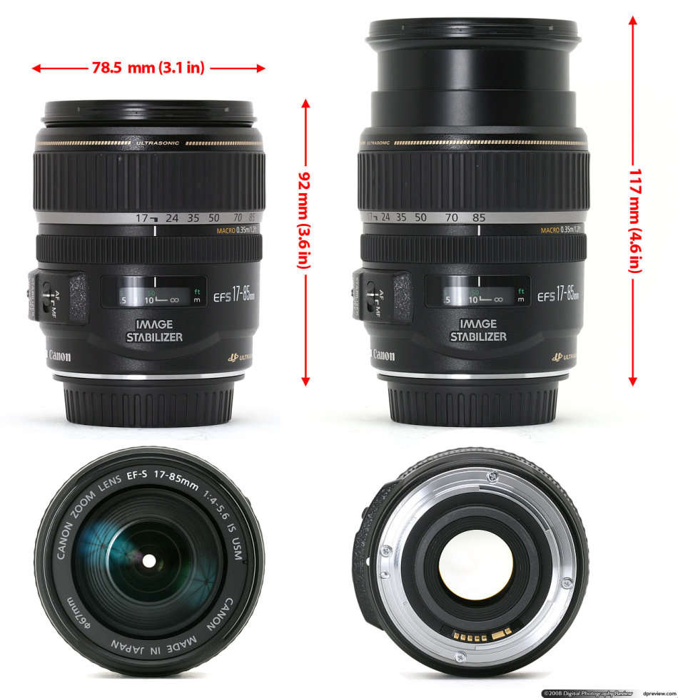 Canon EF-S 17-85mm f/4-5.6 IS USM Lens IN EXCELLENT CONDITION