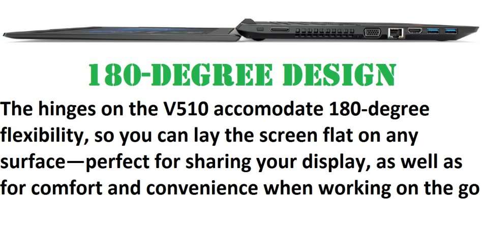 LENOVO V510, INTEL CORE I7-7500U @2.70GHz,8GB RAM,512GB SSD, 2GB AMD RADEON GRAPHICS