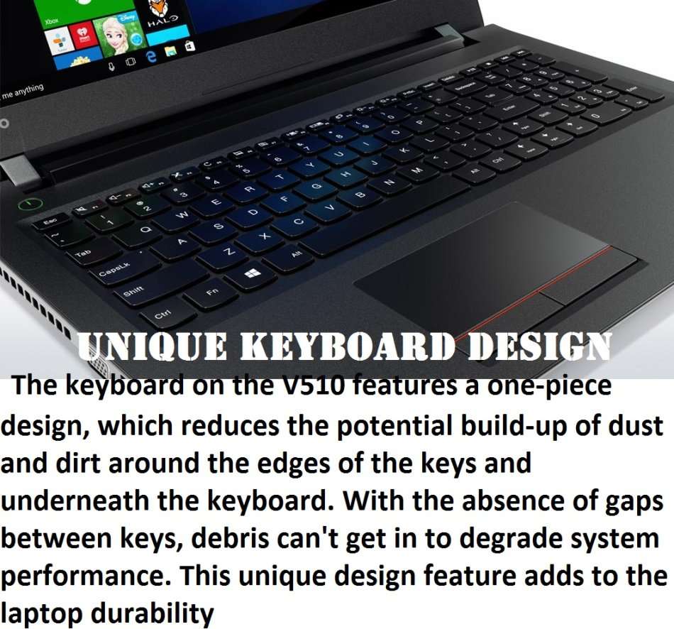 LENOVO V510, INTEL CORE I7-7500U @2.70GHz,8GB RAM,512GB SSD, 2GB AMD RADEON GRAPHICS