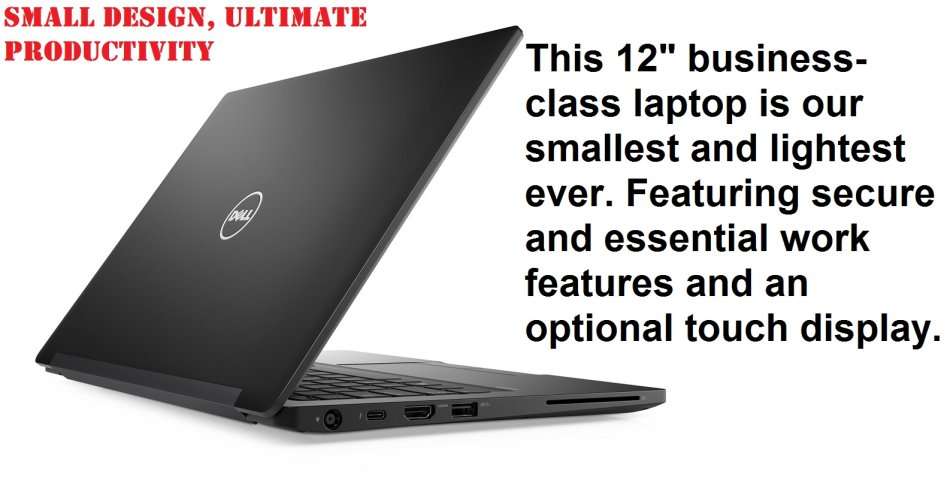 DELL LATITUDE 7280 , CORE I7-7600U , 16GB RAM,256GB SSD ,INTEL HD GRAPHICS 620 ,FULL HD DEMO CONDITI