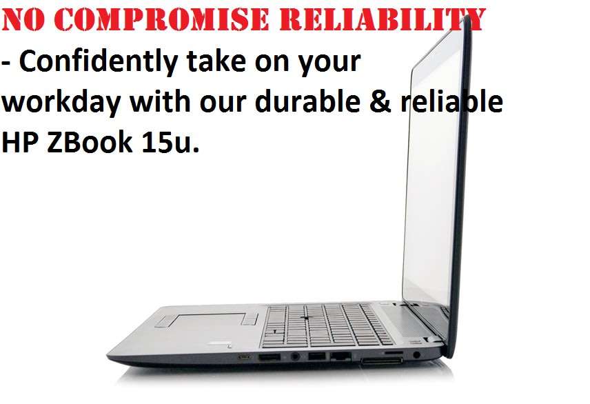 HP ZBOOK 15U CORE I7-7600U @2.80GHz,16GB RAM,512GB SSD,2GB GDDRS AMD FIREPRO FULL HD