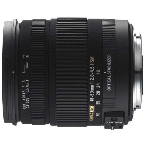 Sigma 18-50mm f/2.8-4.5 DC OS HSM Zoom For Canon D-SLRs IN EXCELLENT CONDITION