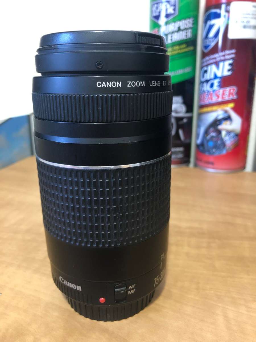 CANON EF 75-300MM ZOOM LENS IN VERY GOOD CONDITION
