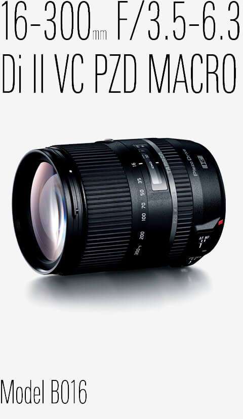Tamron 16-300mm f/3.5-6.3 Di II VC PZD MACRO Lens for Nikon
