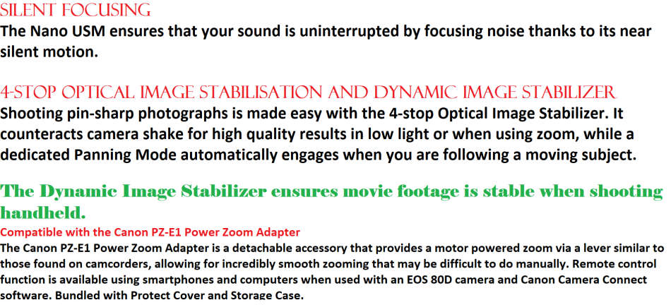 Canon EF-S 18-135mm f/3.5-5.6 IS Nano USM Lens IN EXCELLENT CONDITION