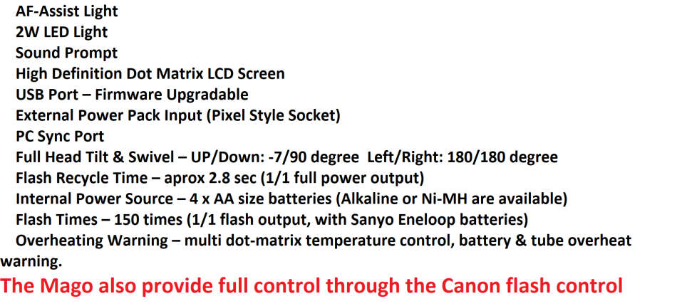 Pixel Mago GN65 Wireless TTL HSS LED Flash Speedlite for Canon, Flash Softbox Diffuser NEW CONDITION