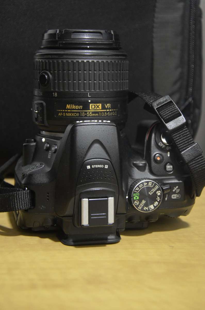 Nikon D5300 DSLR with AF-P 18-55mm DX VR II Lens, LOWEPRO Bag & 16GB Card