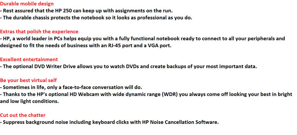 HP 250 G6 , INTEL CORE I5-7200U @2.50GHz, 8GB RAM, 500GB HDD IN VERY GOOD CONDITION
