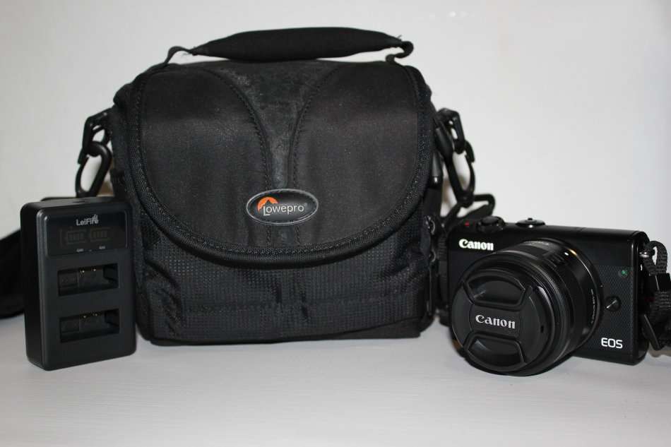 Canon EOS M100 Mirrorless Camera w/ 15-45mm Lens - Wi-Fi, Bluetooth, and NFC enabled