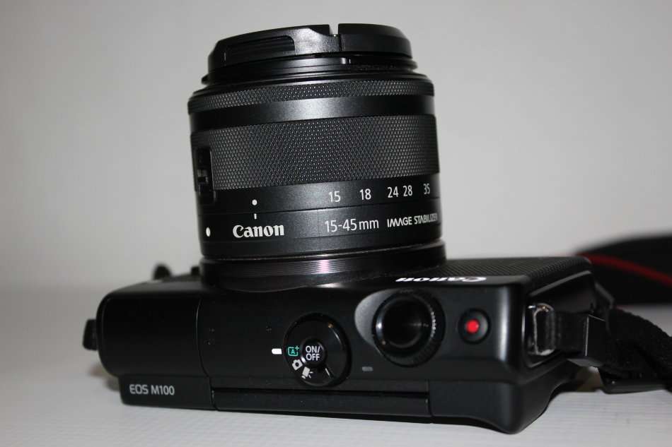 Canon EOS M100 Mirrorless Camera w/ 15-45mm Lens - Wi-Fi, Bluetooth, and NFC enabled