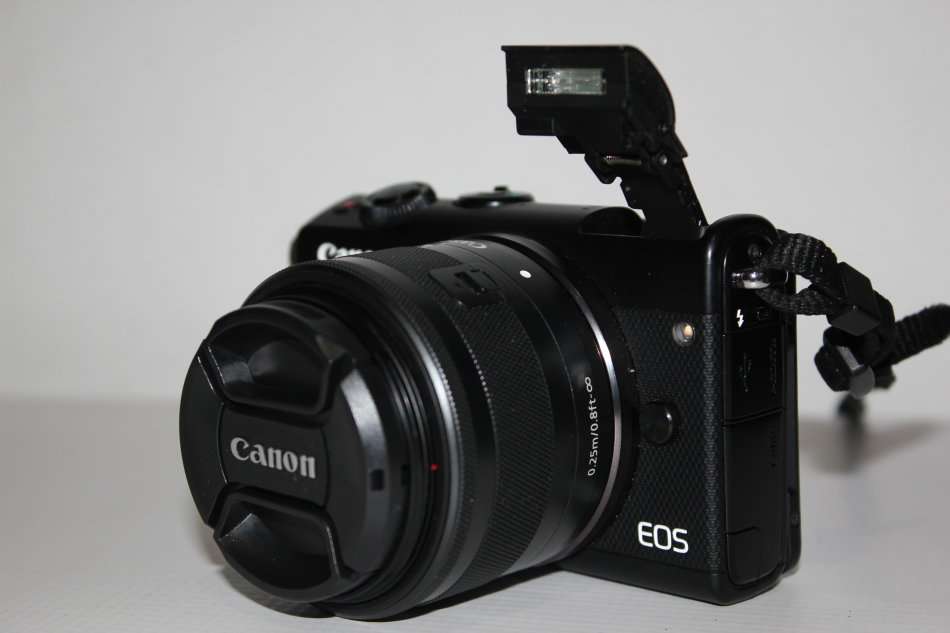 Canon EOS M100 Mirrorless Camera w/ 15-45mm Lens - Wi-Fi, Bluetooth, and NFC enabled