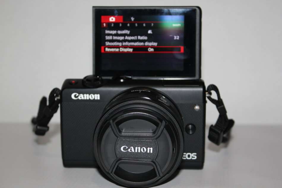 Canon EOS M100 Mirrorless Camera w/ 15-45mm Lens - Wi-Fi, Bluetooth, and NFC enabled