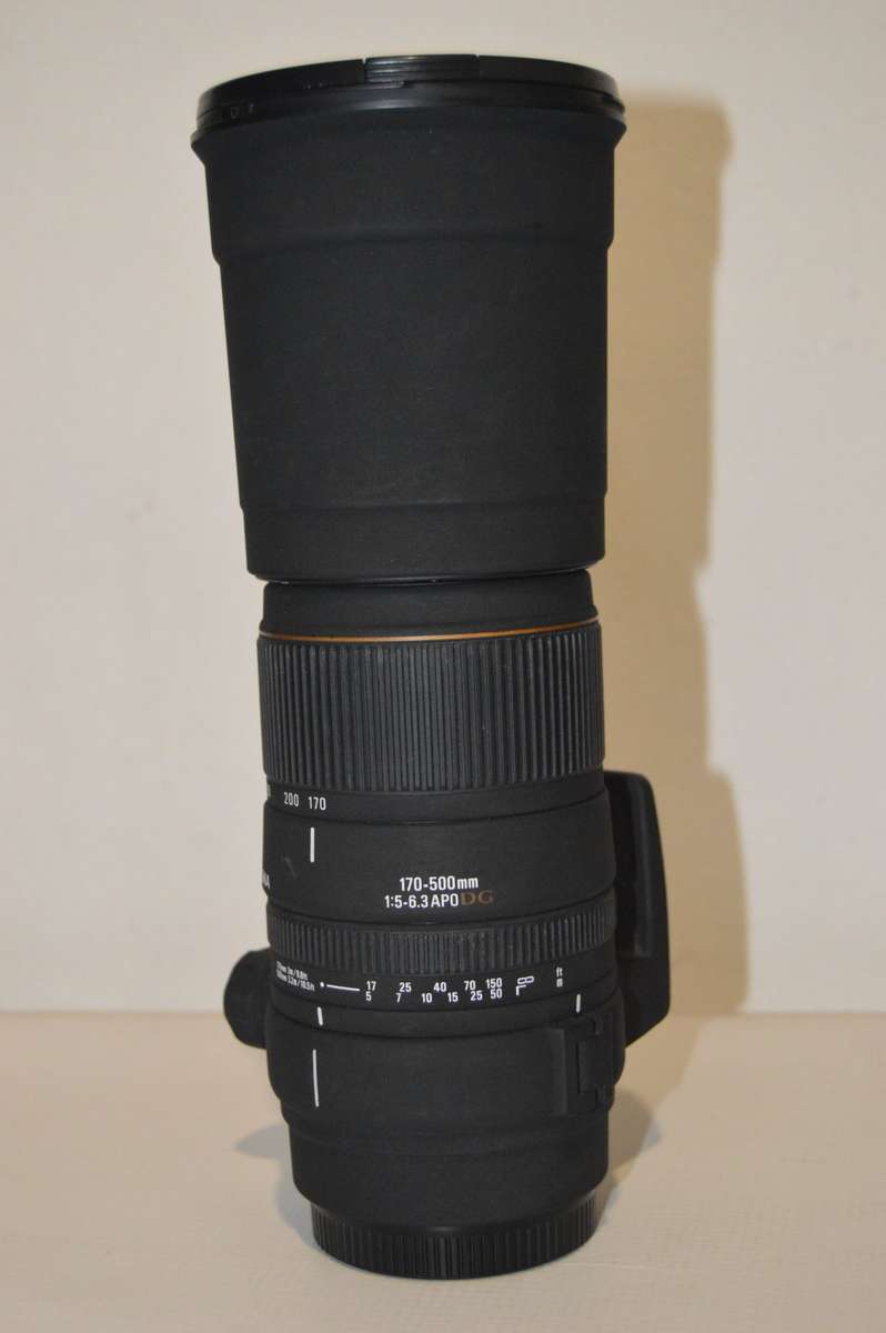 Sigma 170-500mm f/5-6.3 DG RF APO Aspherical Ultra Telephoto Zoom Lens for Canon SLR Cameras