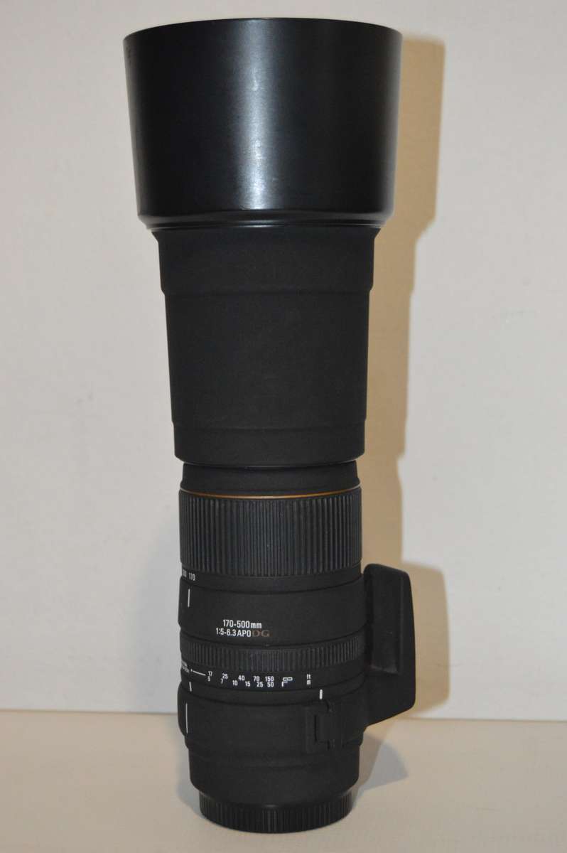 Sigma 170-500mm f/5-6.3 DG RF APO Aspherical Ultra Telephoto Zoom Lens for Canon SLR Cameras
