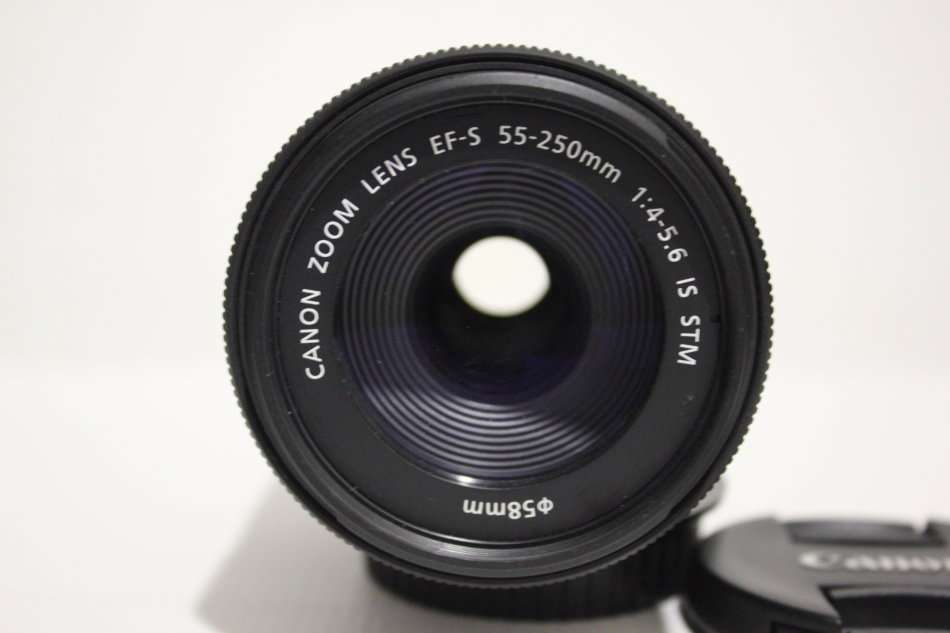 Canon EF-S 55-250mm f/4-5.6 IS STM Lens IN EXCELLENT CONDITION